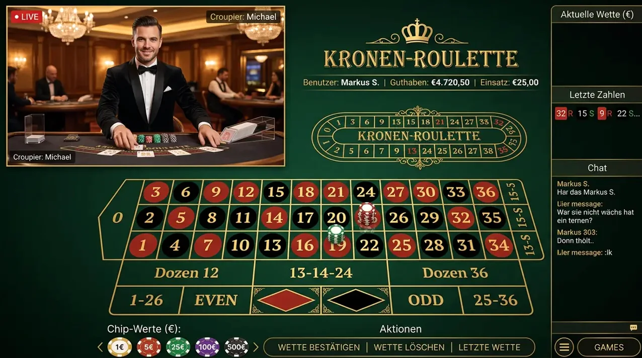 Live Casino im Realz