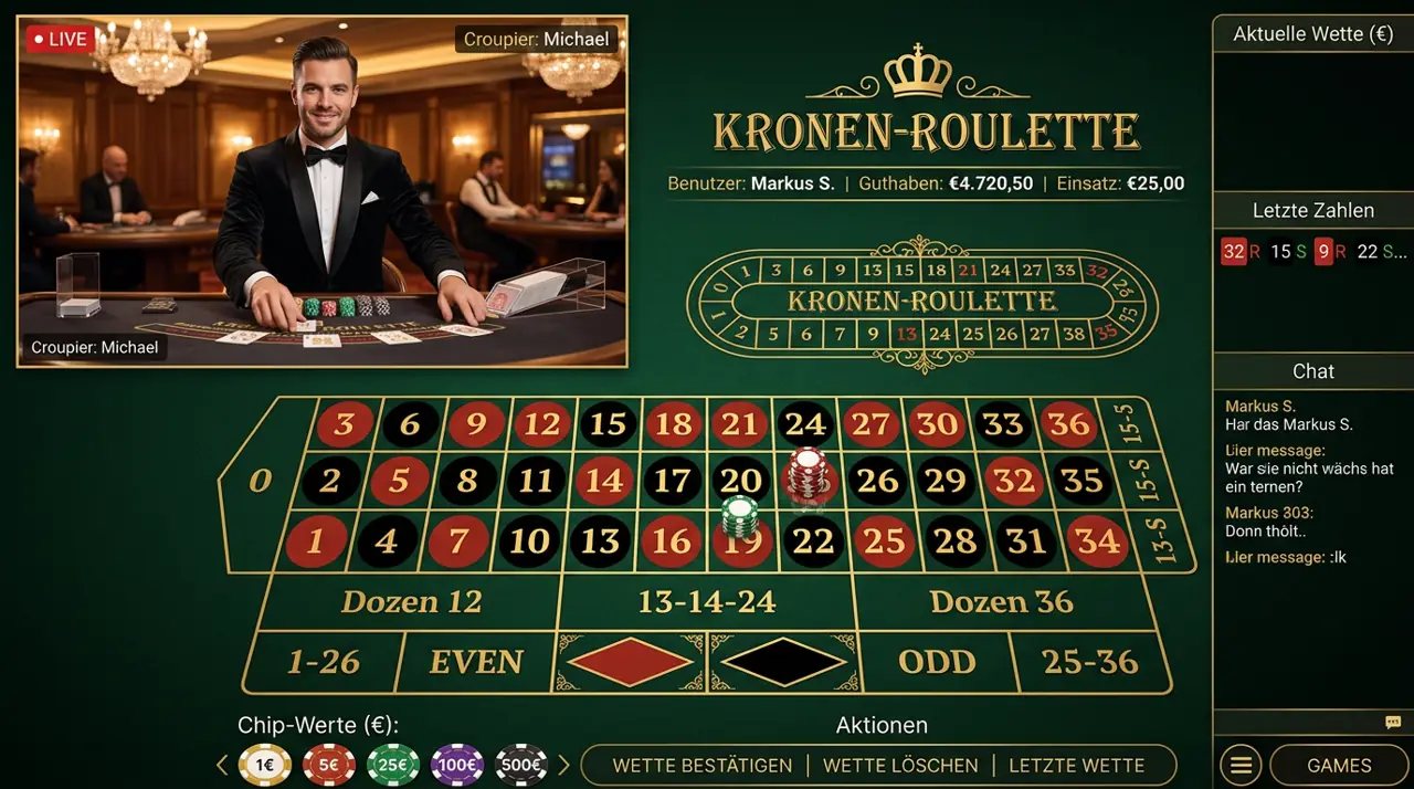 Live Casino im Realz